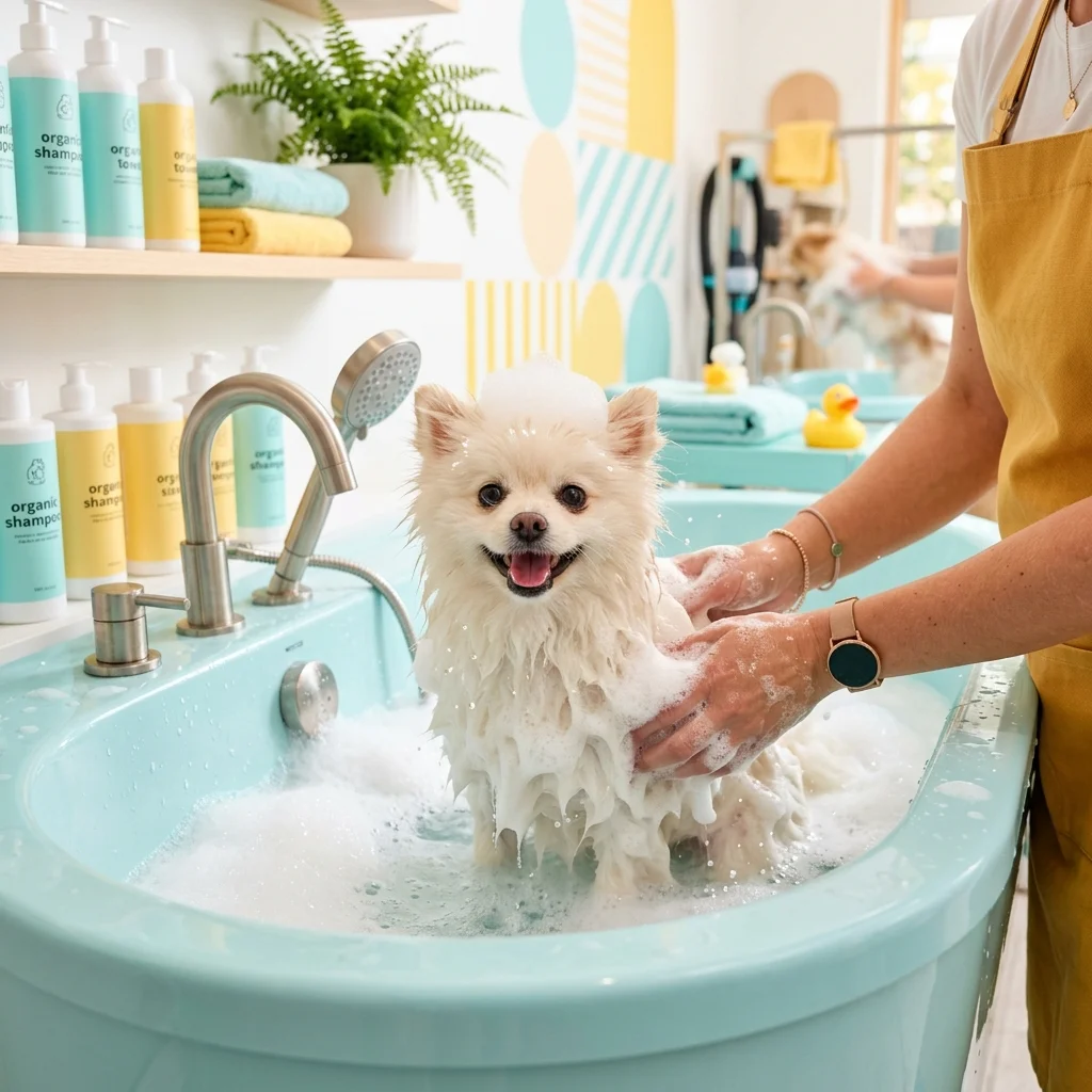 How to bathe a dog at home, step by step